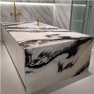 Panda White Marble Slabs