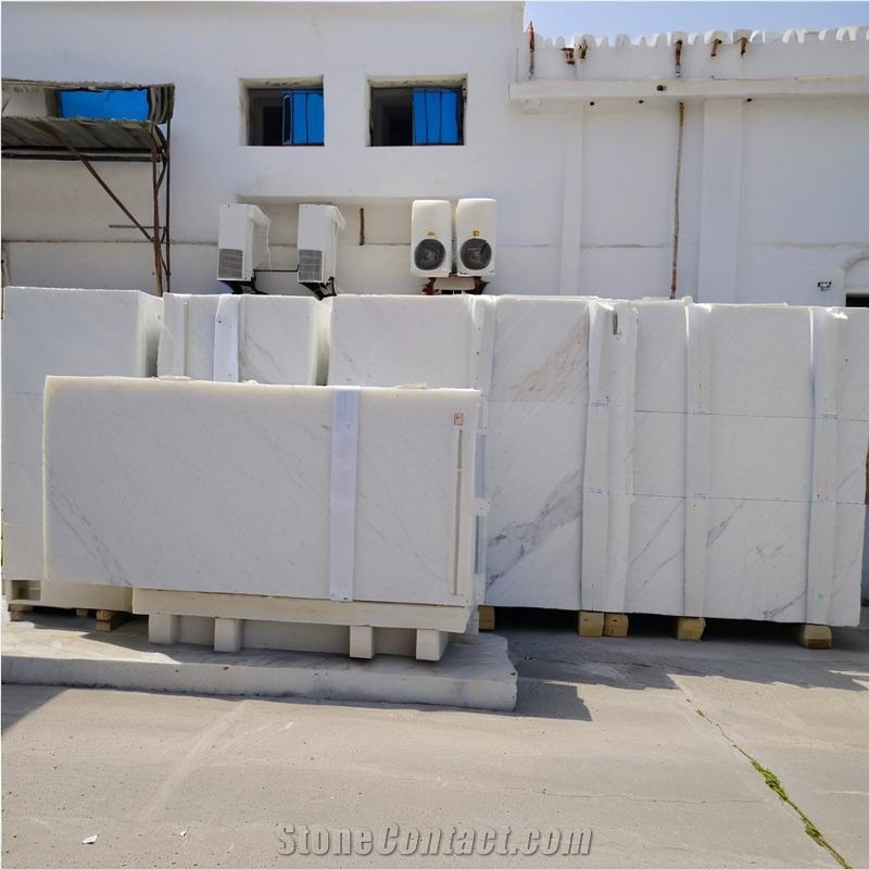 Volakas White Marble Slabs