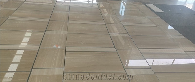 White Serpeggiante Marble Tiles Polished