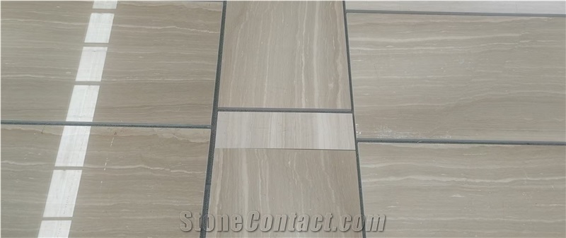 White Serpeggiante Marble Tiles Polished