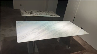 Blue Crystal Marble Table Top