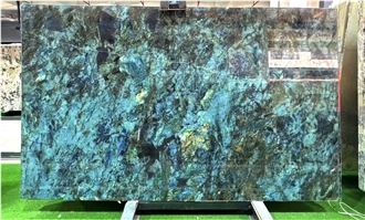 Blue Emerald Granite Big Slabs