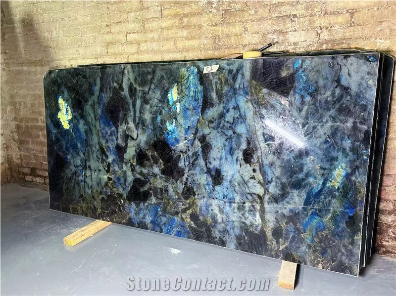 Blue Emerald Granite Big Slabs