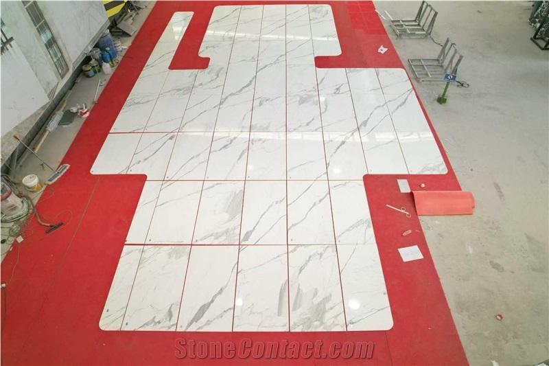 Calacatta White Marble Big Tiles
