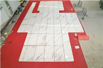Calacatta White Marble Big Tiles