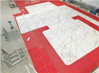 Calacatta White Marble Big Tiles