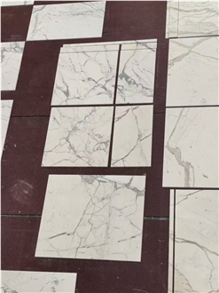Calacatta White Marble Big Tiles