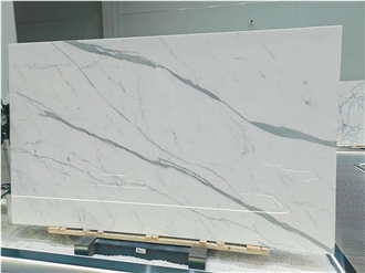 Calacatta White Marble Big Tiles