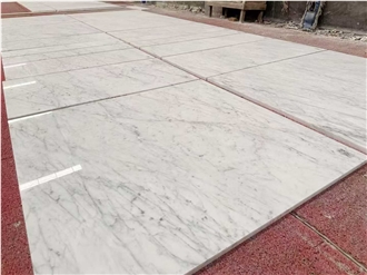 Carrara White  Floor Tile Project