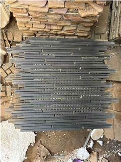 China Multicolor Slate On Mesh Wall Cladding Panels