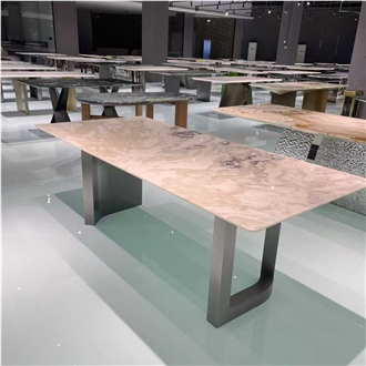 Fendi White Marble Restaurant Table Tops