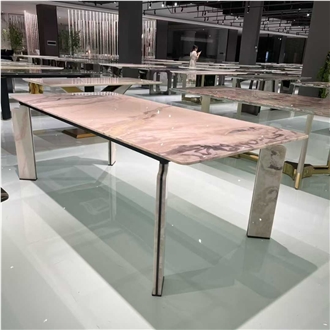 Fendi White Marble Table Cafe Table Tops