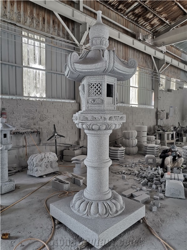 Granite Pagoda Garden Ornament