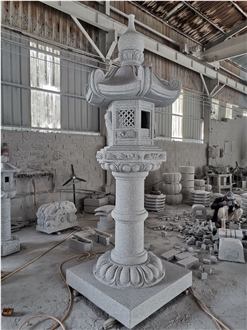 Granite Pagoda Garden Ornament