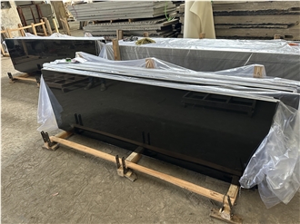 Mongolia Black Granite Flamed Slabs