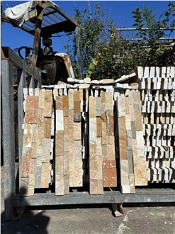 Multicolor Slate Cultured Stone Wall Cladding Masonry