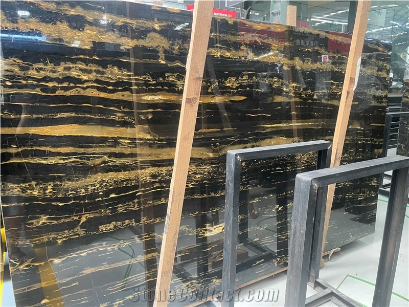 New Portoro Gold Marble Slabs