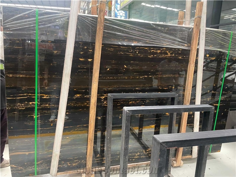 New Portoro Gold Marble Slabs
