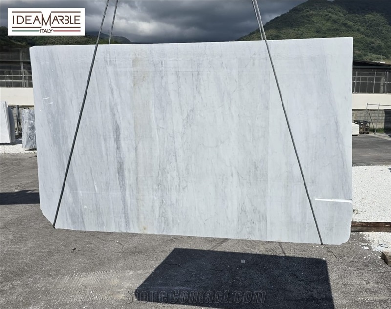 White Carrara Marble Slabs