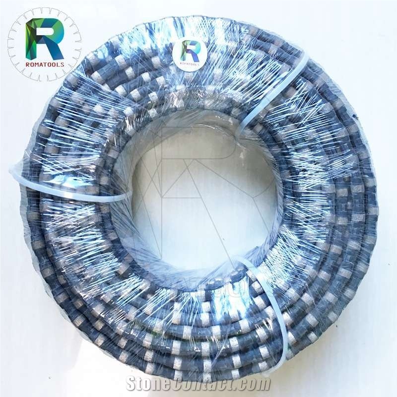 11.5Mm Roma Tools Diamond Wire Saw For Granite Mine Quarrying