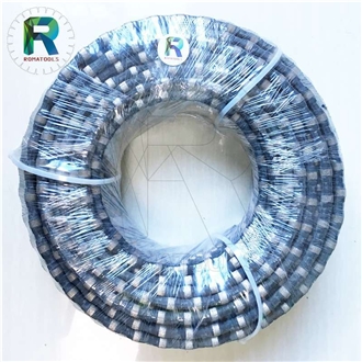 11.5Mm Roma Tools Diamond Wire Saw For Granite Mine Quarrying