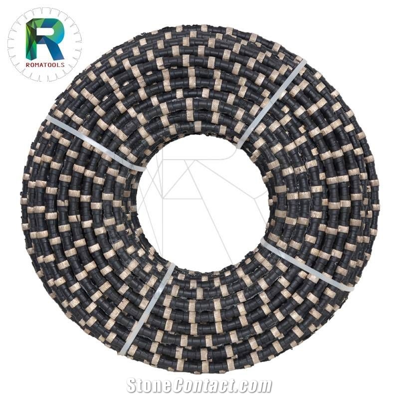 11.5Mm Roma Tools Diamond Wire Saw For Granite Mine Quarrying