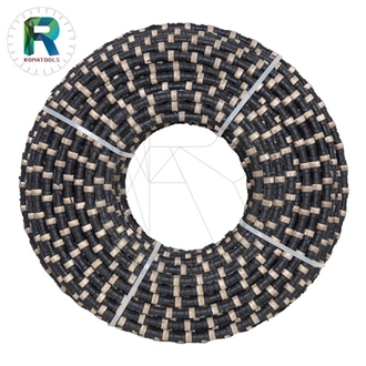11.5Mm Roma Tools Diamond Wire Saw For Granite Mine Quarrying