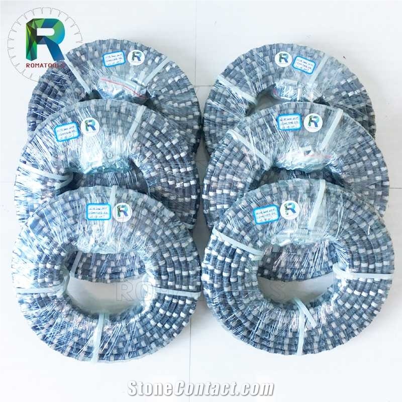 11.5Mm Roma Tools Diamond Wire Saw For Granite Mine Quarrying