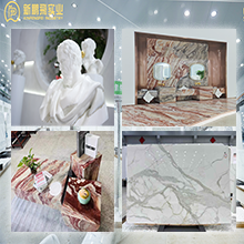 Calacatta / Rosso Monica / Italian White Stone Expert Calacatta / Rosso Monica / Italian White Stone Expert