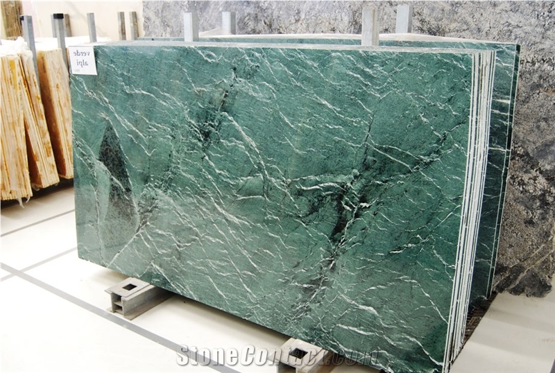 Verde Alpi Chiaro Marble Slab