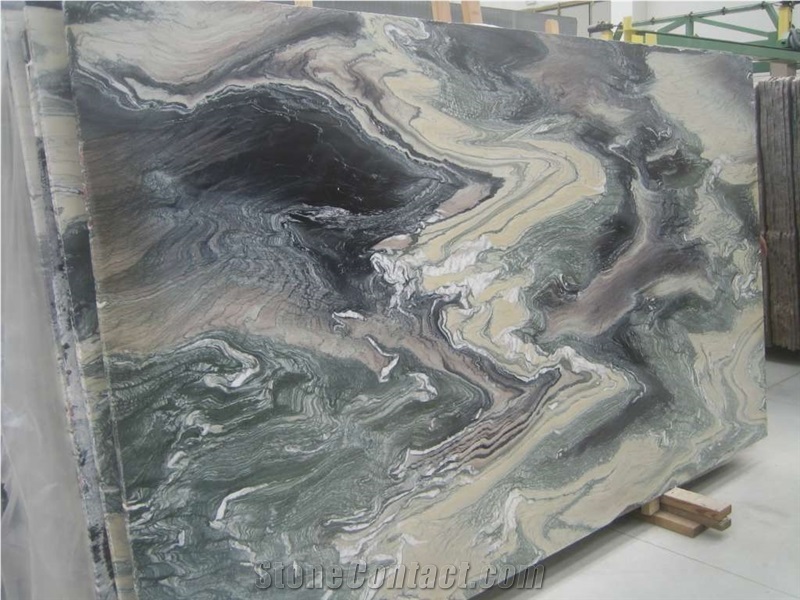 Verde Luana Marble Slab