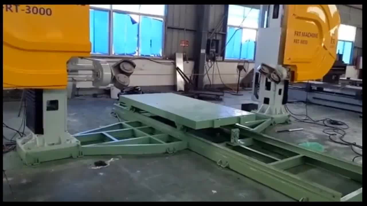 FRT-2000/2500/3000 CNC wire saw machine full automatic stone shaping industrial equipment overseas business exporting