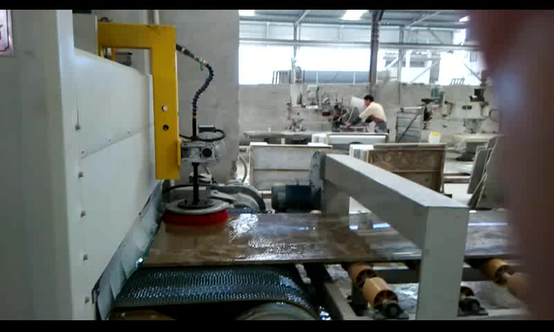 marble granite stone line polisher multi polishing machine