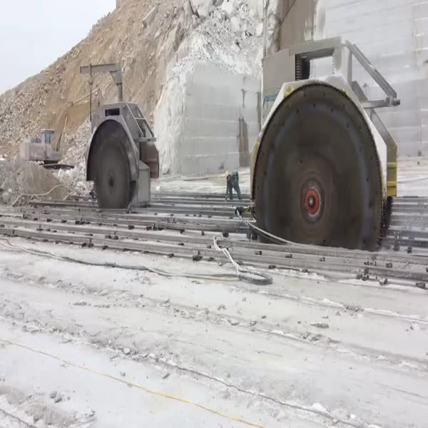 Double Blade Block Cutter Mining Quarry Machine