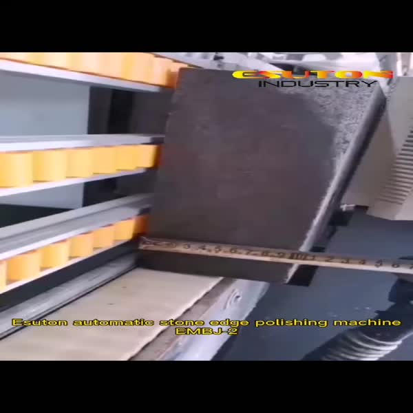   Esuton automatic stone edge/ profile grinding polishing machine