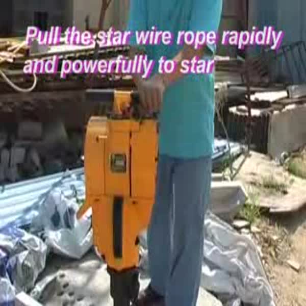 Easy to operate internal combustion core drill high efficient hand held gasoline rock drill 