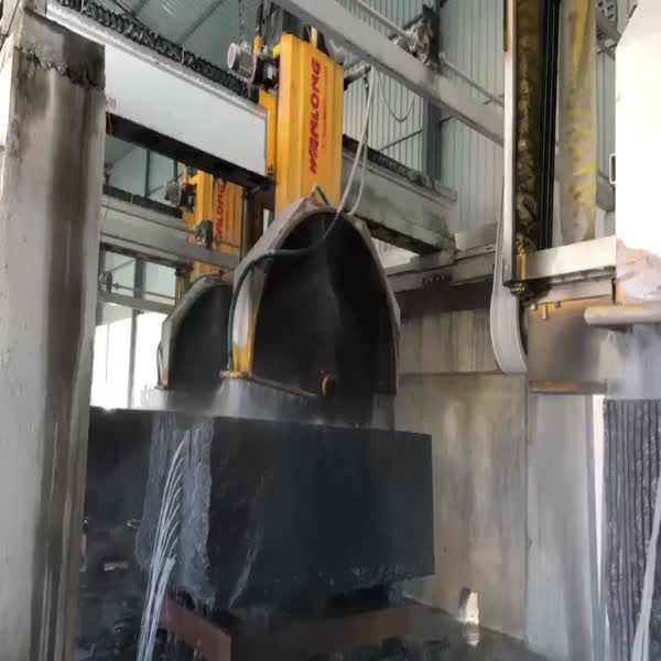 QSQ-2200 Wanlong Stone Bridge Type Multi Blade Block Cutting Machine