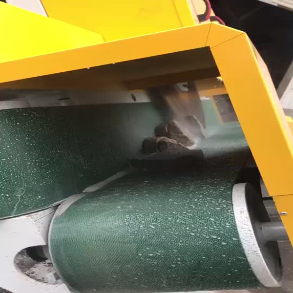 Irregular stone veneer saw cutting machine for flate cut 