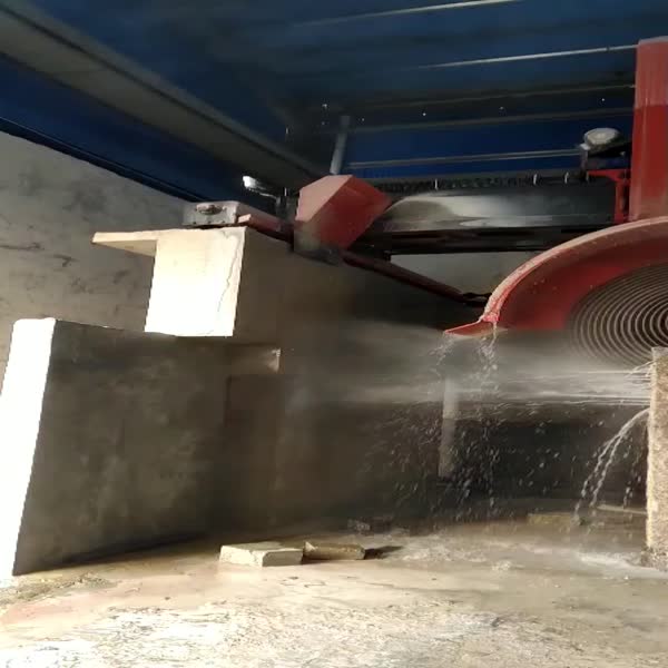 Bridge Type Multi Blade Block Cutting Machine