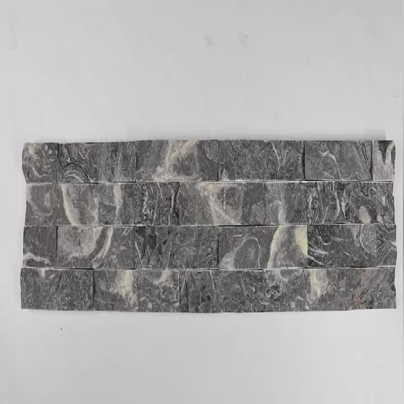 Dark Blue Marble Stone Natural Wall Cladding Decor Material