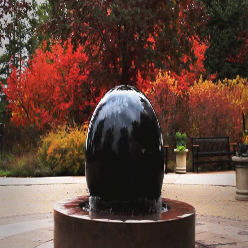 Rolling ball fountain, Granite balls, Floating Granite globe