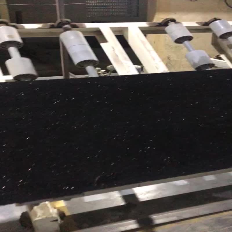 Black Galaxy Granite Slabs,Tiles 