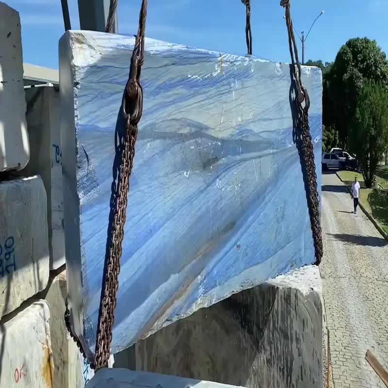 Azul Macaubas Quartzite Blocks Stoneyard In China
