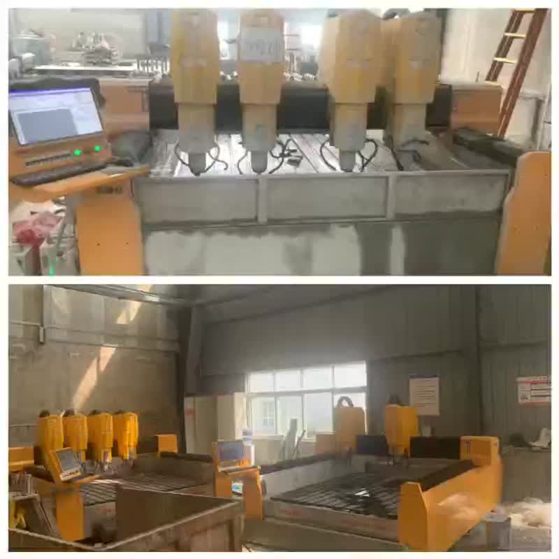 4-Heads Granite Engraving Machine