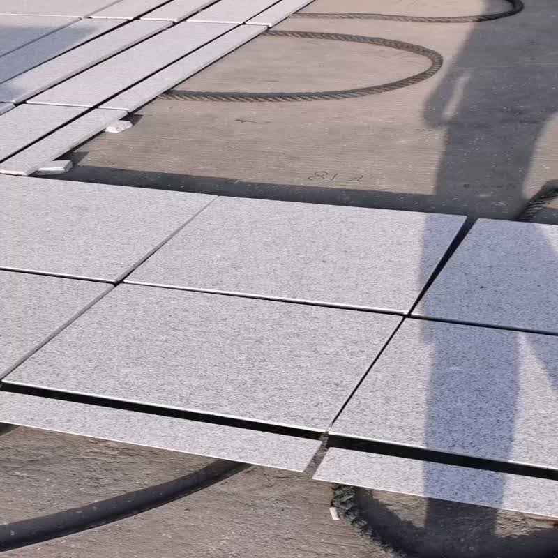 China New G603 White Granite Flamed Wall Covering Tiles