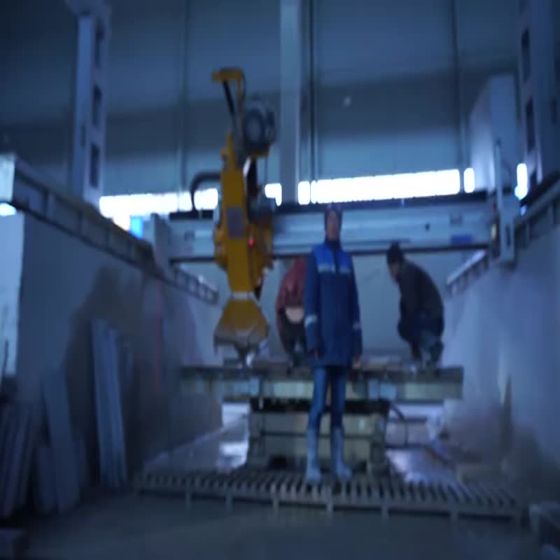 WANLONG Stone Machinery PLC-700 Laser Bridge Cutting Machine