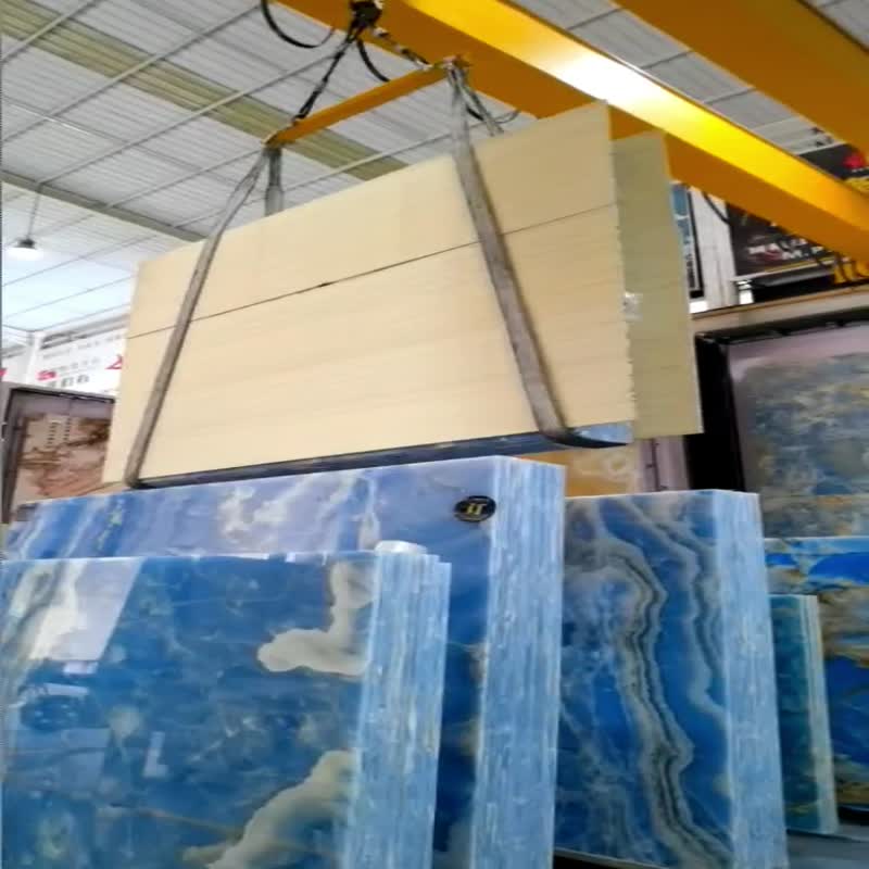 Argentina Azur Onice Slab Tile Onyx In China Stone Market