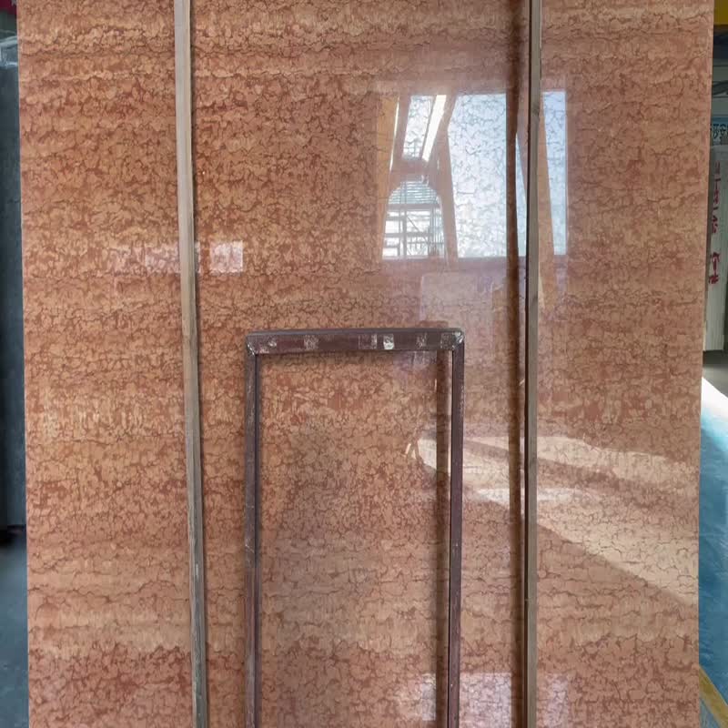 Tumbled Red Verona Marble Hexagon Tiles