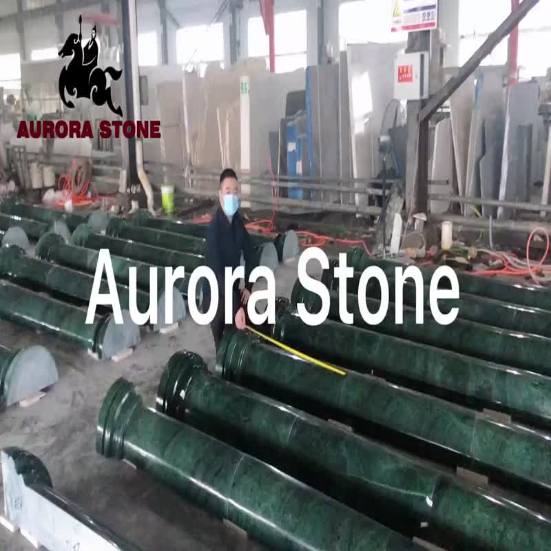 India Green Marble Column Doric Style