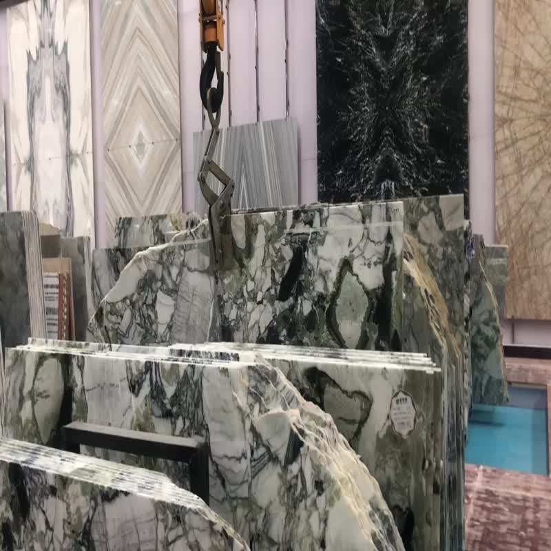 Chinese Cold Jade Green Marble,Ice Green Marble 